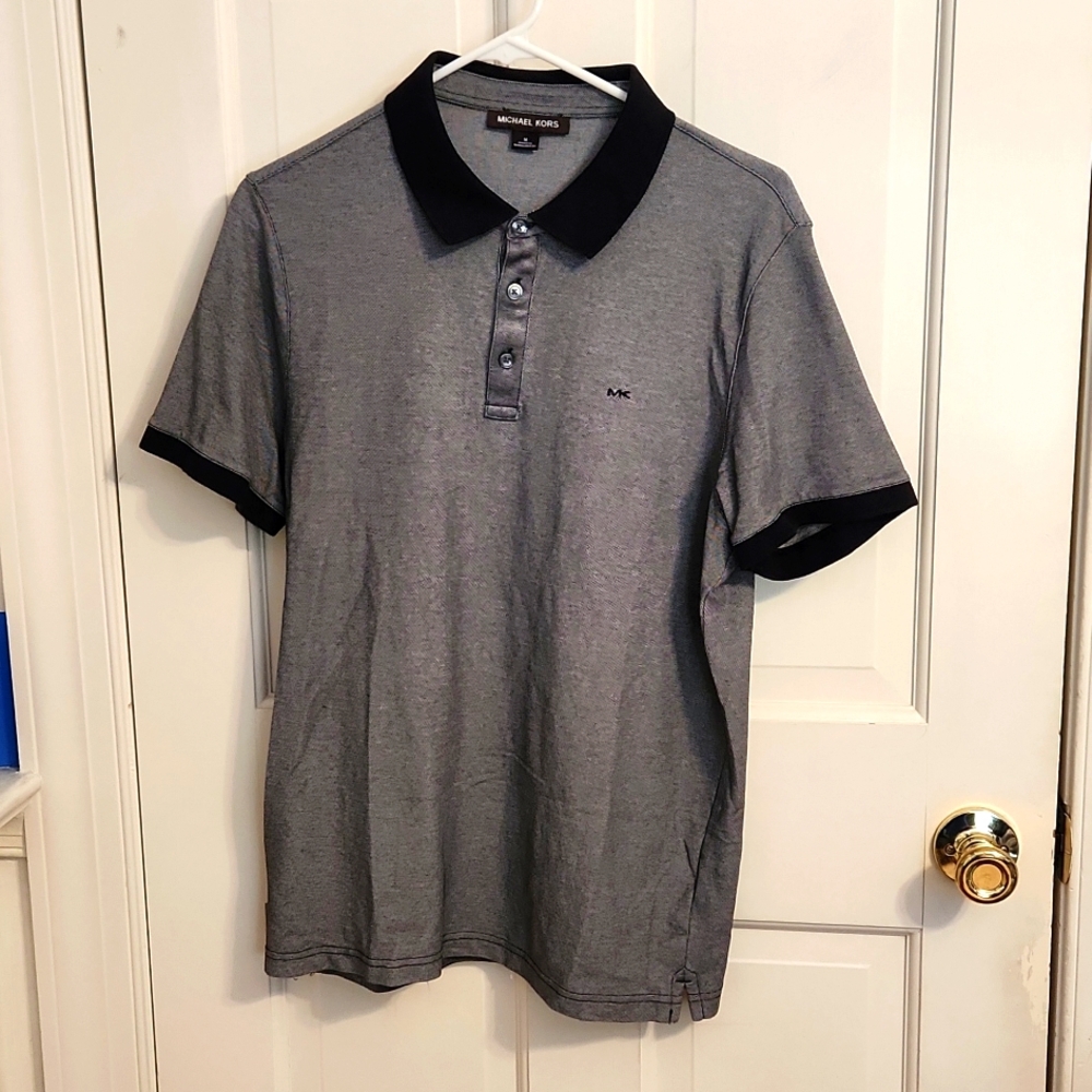 Michael Kors Men's Medium Short sleeve shirt w/ Collar